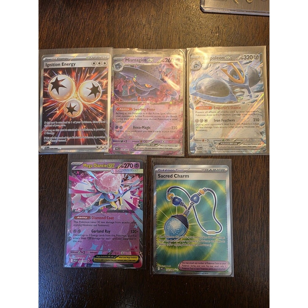 Lot of 5 Pokémon TCG cards